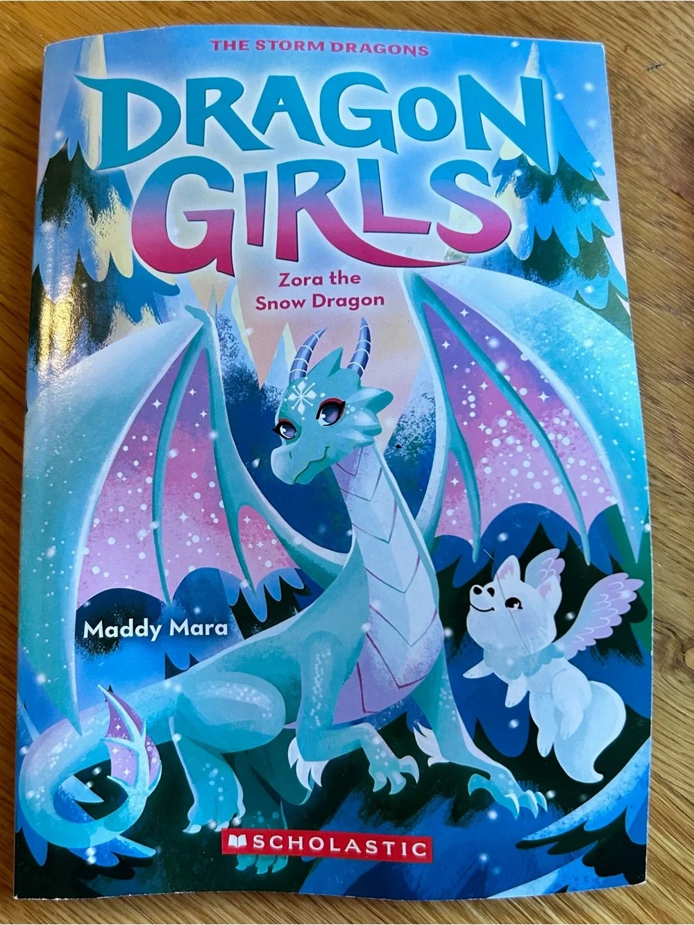Scholastic Dragon Girls Book Back Covers — Blue, Green, Purple, Pink Accents